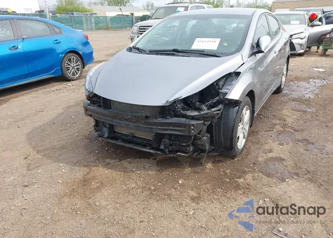 2013 Hyundai Elantra Gls из США, поврежденный, VIN KMHDH4AE9DU988112